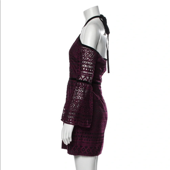 NWT Likely Printed Lace Mini Dress Size M - Picture 7 of 8